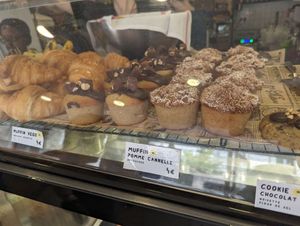  at Aujourd'hui Demain Cafe in Paris