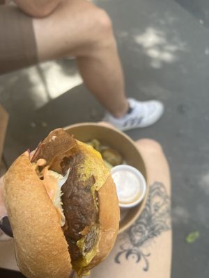   at Aujourd'hui Demain Cafe in Paris