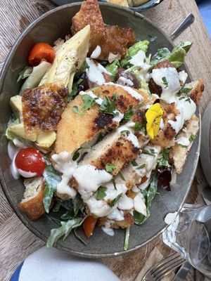   at Aujourd'hui Demain Cafe in Paris