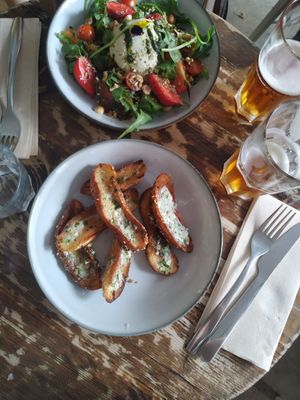  at Aujourd'hui Demain Cafe in Paris