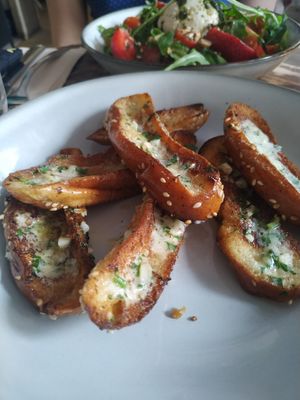  at Aujourd'hui Demain Cafe in Paris