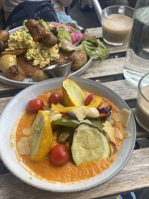   at Aujourd'hui Demain Cafe in Paris