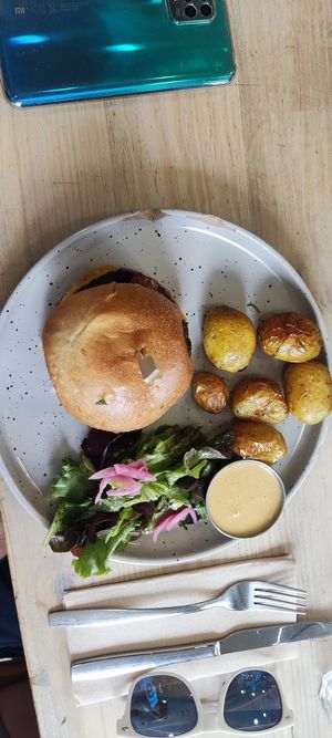  at Aujourd'hui Demain Cafe in Paris