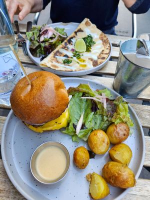  at Aujourd'hui Demain Cafe in Paris