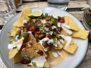 Nachos  at Aujourd'hui Demain Cafe in Paris