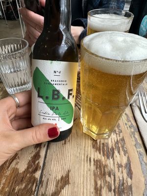 IPA  at Aujourd'hui Demain Cafe in Paris