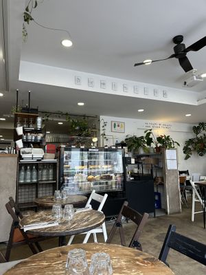 Interior   at Aujourd'hui Demain Cafe in Paris