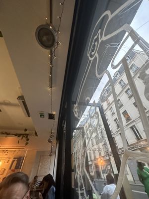 Fairy Lights  at Aujourd'hui Demain Cafe in Paris