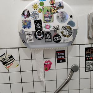  at Aujourd'hui Demain Cafe in Paris