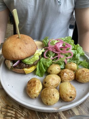   at Aujourd'hui Demain Cafe in Paris