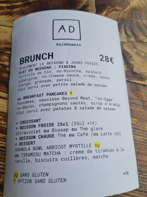  at Aujourd'hui Demain Cafe in Paris