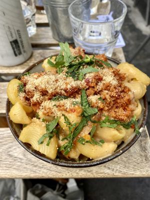 Mac N Cheese   at Aujourd'hui Demain Cafe in Paris