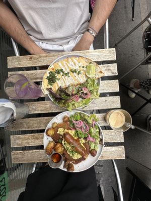   at Aujourd'hui Demain Cafe in Paris