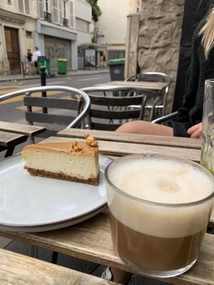   at Aujourd'hui Demain Cafe in Paris
