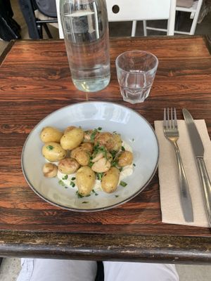   at Aujourd'hui Demain Cafe in Paris