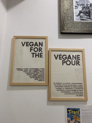   at Aujourd'hui Demain Cafe in Paris