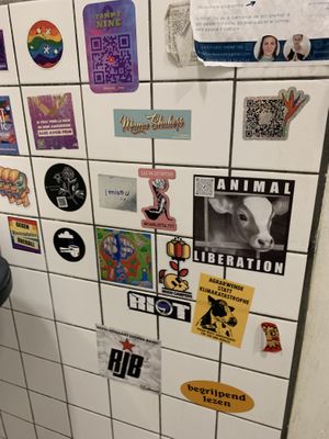   at Aujourd'hui Demain Cafe in Paris