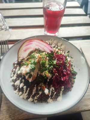  at Aujourd'hui Demain Cafe in Paris