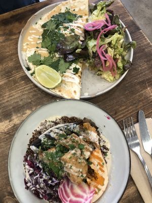   at Aujourd'hui Demain Cafe in Paris