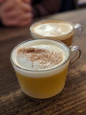  at Aujourd'hui Demain Cafe in Paris