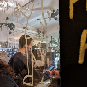 Blick nach Innen at Aujourd'hui Demain Cafe in Paris