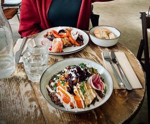  at Aujourd'hui Demain Cafe in Paris