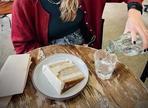  at Aujourd'hui Demain Cafe in Paris