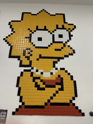   at Aujourd'hui Demain Cafe in Paris