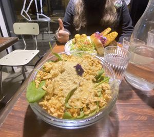   at Aujourd'hui Demain Cafe in Paris