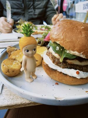 yummm  at Aujourd'hui Demain Cafe in Paris