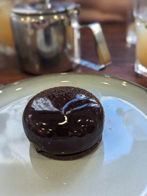  at Aujourd'hui Demain Cafe in Paris