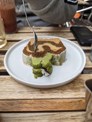  at Aujourd'hui Demain Cafe in Paris