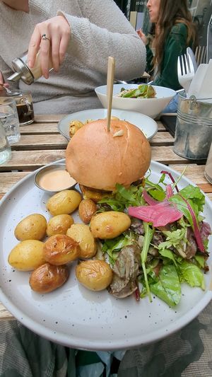  at Aujourd'hui Demain Cafe in Paris