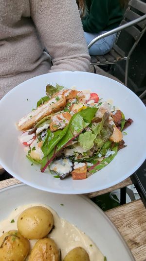  at Aujourd'hui Demain Cafe in Paris