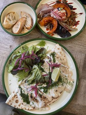   at Aujourd'hui Demain Cafe in Paris