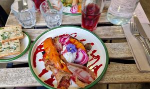  at Aujourd'hui Demain Cafe in Paris