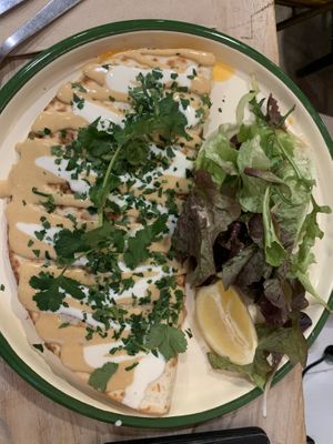 Quesadilla   at Aujourd'hui Demain Cafe in Paris