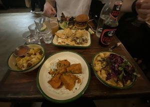   at Aujourd'hui Demain Cafe in Paris