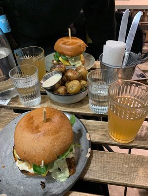   at Aujourd'hui Demain Cafe in Paris