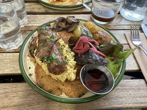   at Aujourd'hui Demain Cafe in Paris