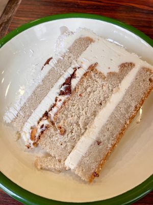 Rafaello cake at Aujourd'hui Demain Cafe in Paris