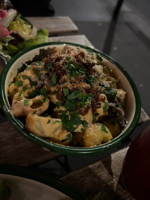 The Mac Carbonara is a must try!   at Aujourd'hui Demain Cafe in Paris