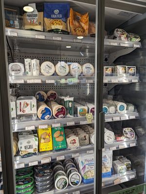 Cheeses at Aujourd'hui Demain Cafe in Paris