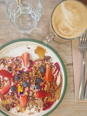  at Aujourd'hui Demain Cafe in Paris