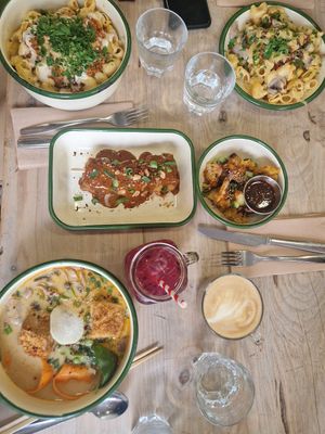  at Aujourd'hui Demain Cafe in Paris