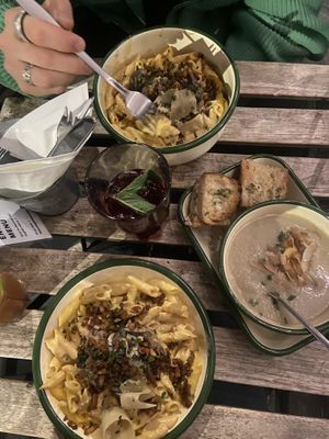   at Aujourd'hui Demain Cafe in Paris