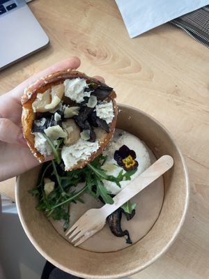   at Aujourd'hui Demain Cafe in Paris