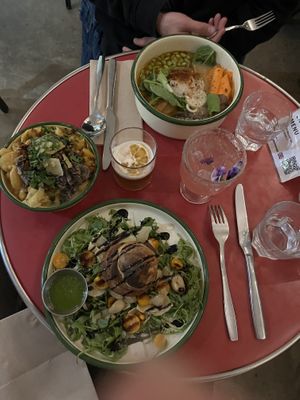   at Aujourd'hui Demain Cafe in Paris