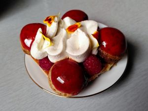 Saint Honoré at Aujourd'hui Demain Cafe in Paris