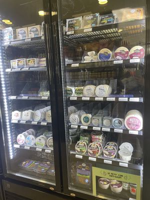 Vegan cheese  at Aujourd'hui Demain Cafe in Paris